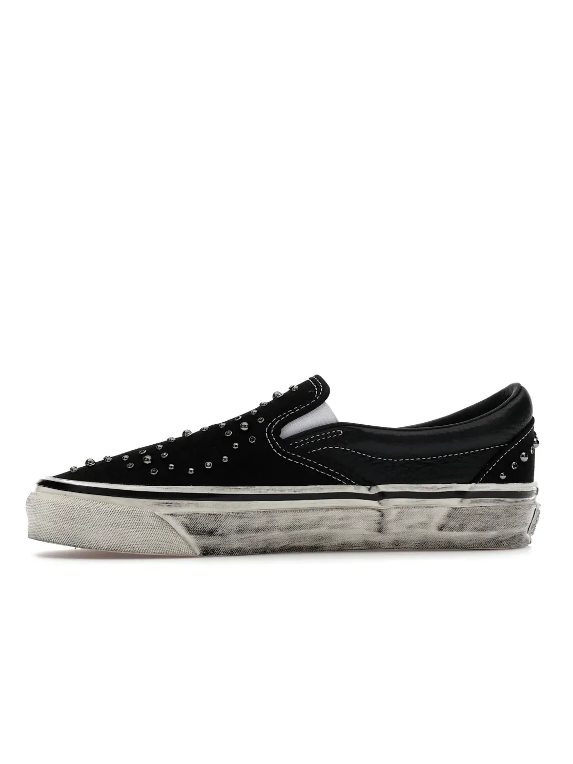 Мужские кеды с перламутровым покрытием Vans LX Classic Slip-On 98 — изображение 3 из 4, черный