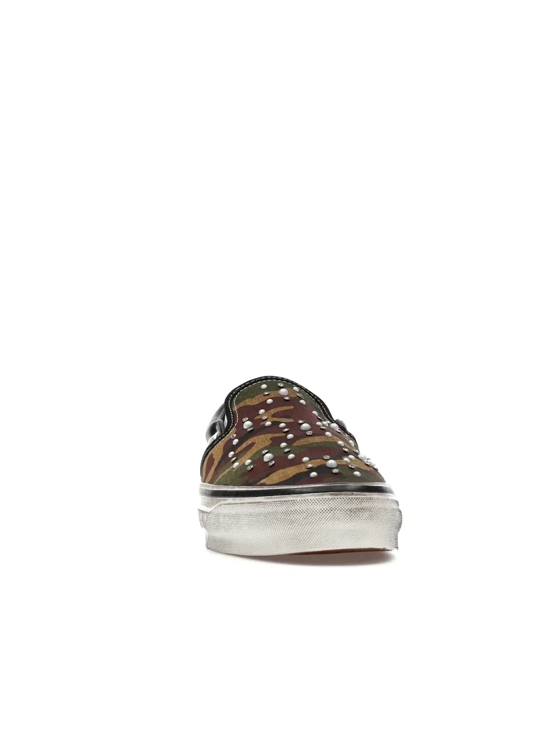 Мужские кеды-слипоны с камуфляжным принтом Vans LX Classic Slip-On 98 — изображение 2 из 4, черный