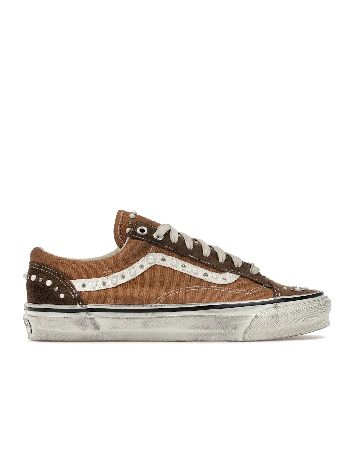 Мужские кроссовки повседневные с перламутровым покрытием Vans LX Old Skool 36 Vans — изображение 1 из 4, винтажный коричневый