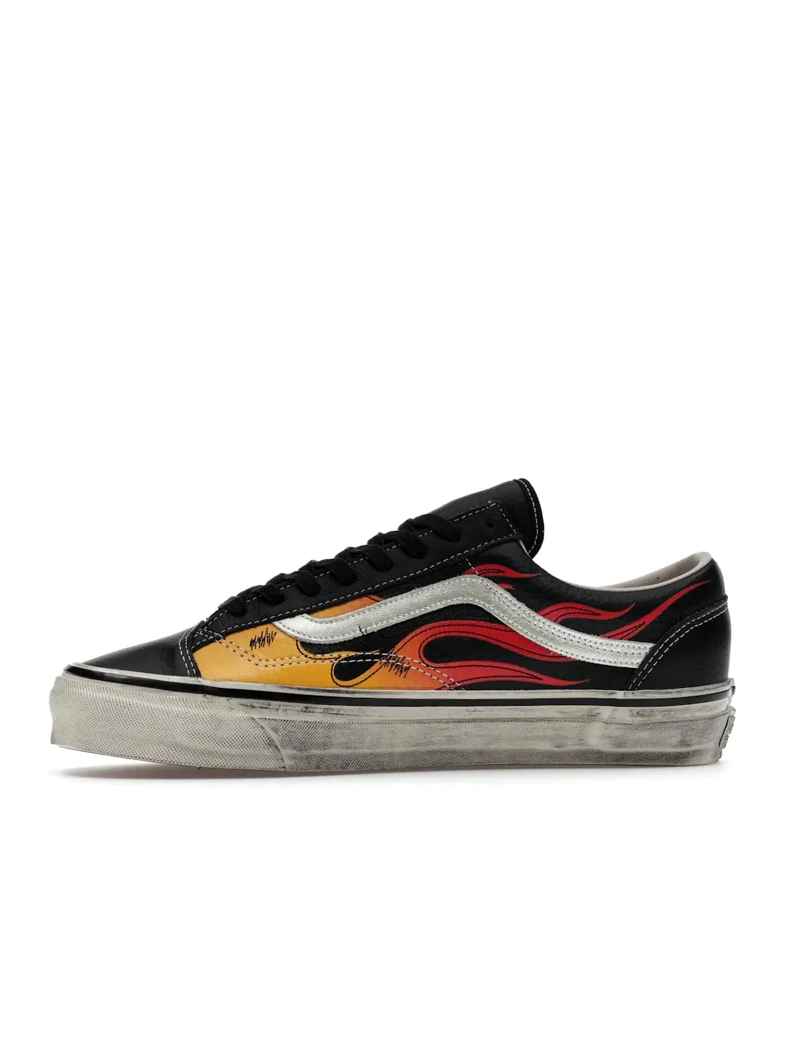 Мужские кроссовки с принтом Vans LX Old Skool — изображение 3 из 4, черный/оранжевый/красный