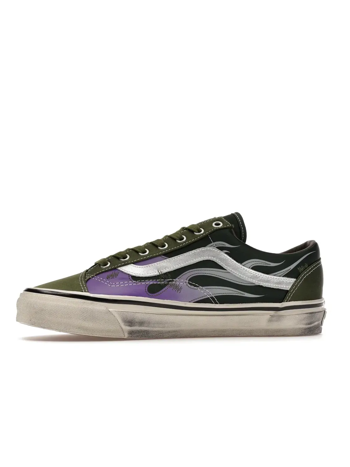 Мужские кроссовки с принтом Vans LX Old Skool — изображение 3 из 4, зеленый/фиолетовый/серый