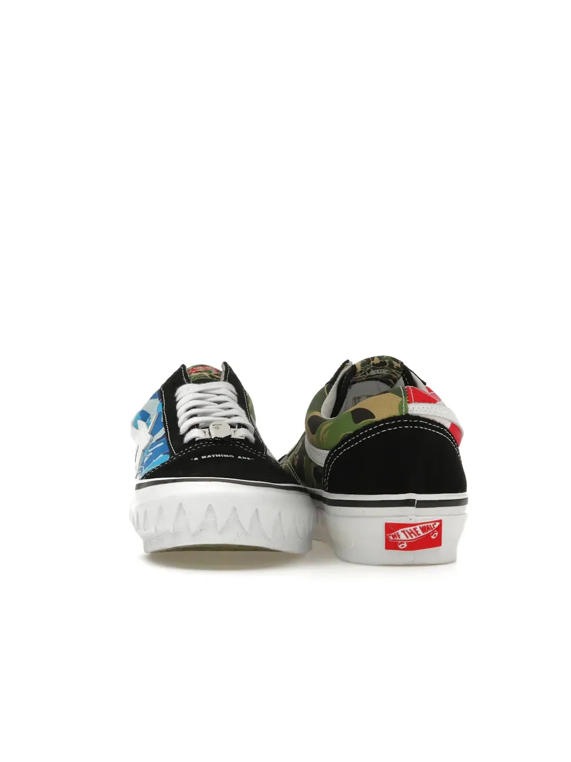 Мужские кроссовки lifestyle с камуфляжным принтом Vans LX Old Skool — изображение 4 из 4, черный/белый/мульти