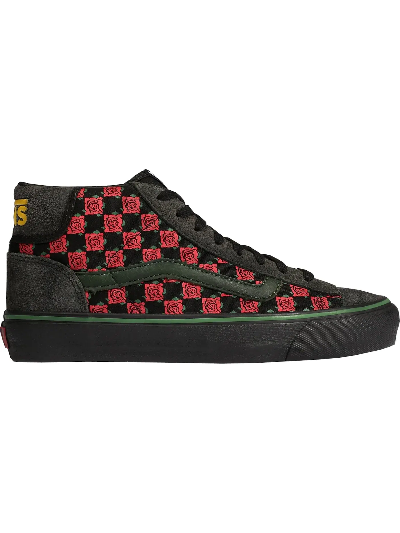 Мужские кроссовки с высоким берцем Vans Mid Skool Vans — изображение 1 из 1, черный/красный