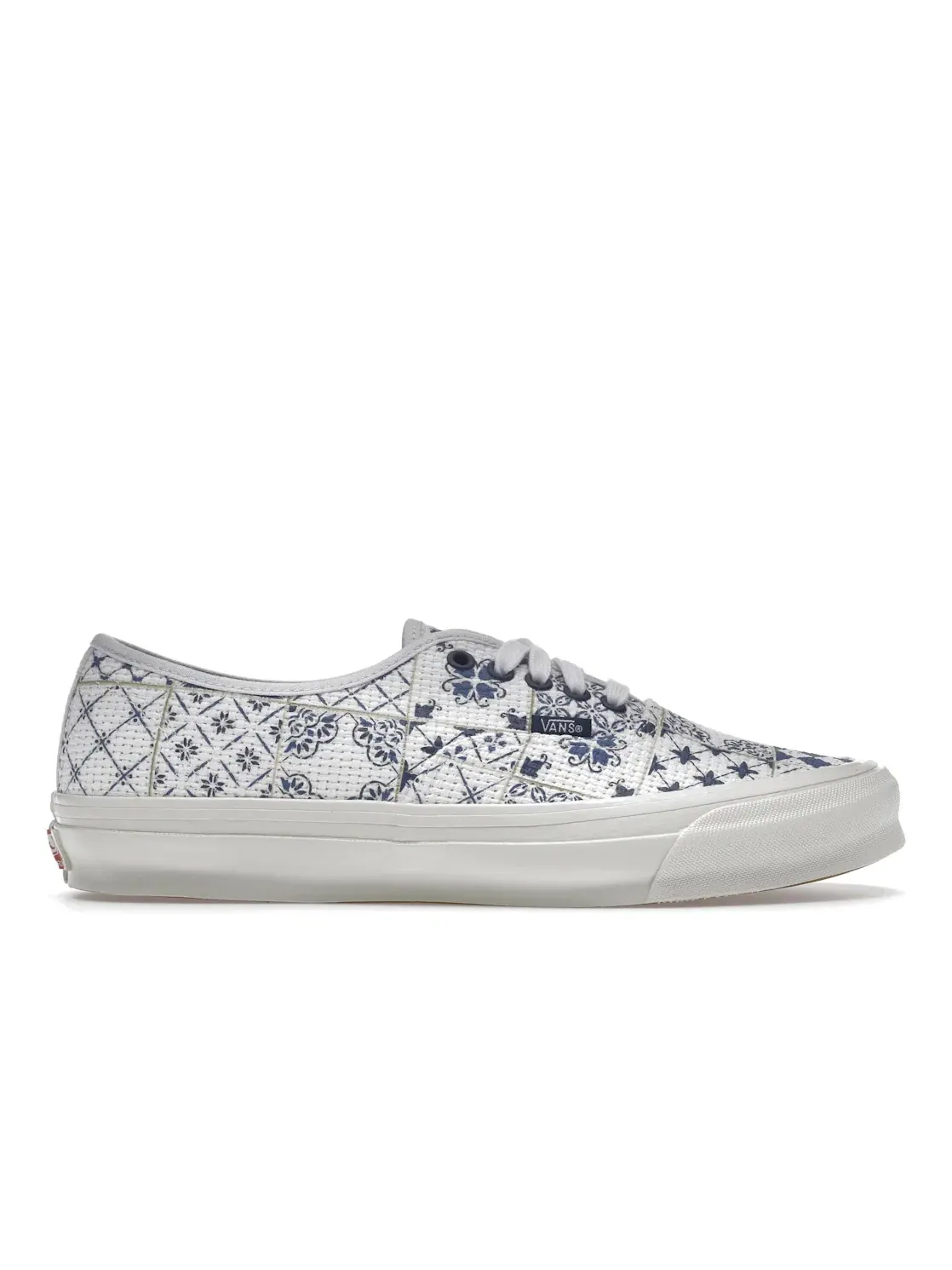 Кроссовки Lifestyle с принтом Vans OG Authentic LX Vans — изображение 1 из 4, белый/синий