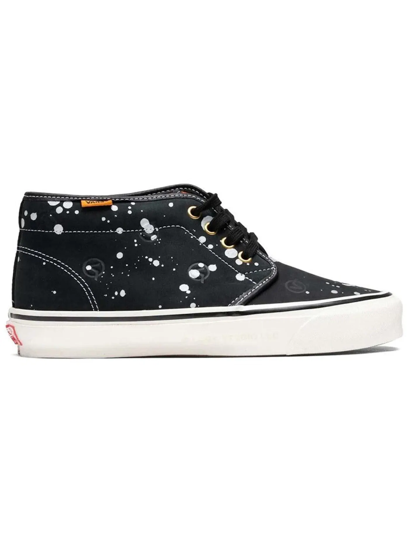 Мужские ботинки чукка с принтом Vans OG Chukka Boot LX LQQK Studio Splatter — изображение 1 из 1, черный/белый