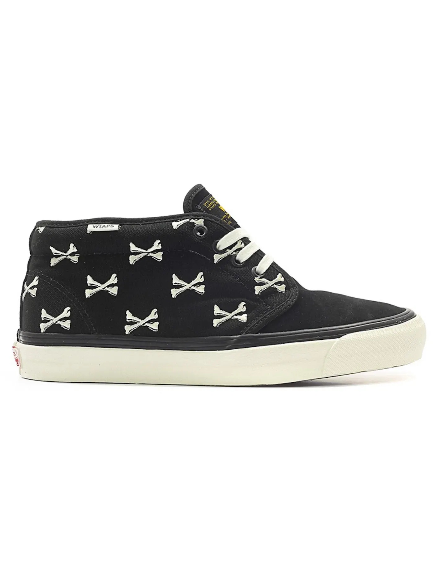 Мужские ботинки чакка с принтом Vans Chukka Boot WTAPS Black Crossbones — изображение 1 из 1, черный