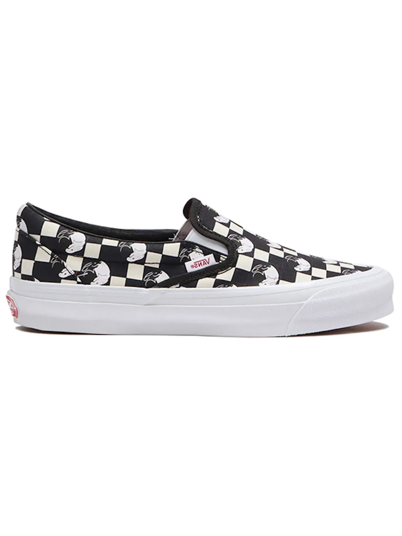 Мужские кроссовки Lifestyle Vans OG Classic Slip-On LX — изображение 1 из 1, черный/белый/красный