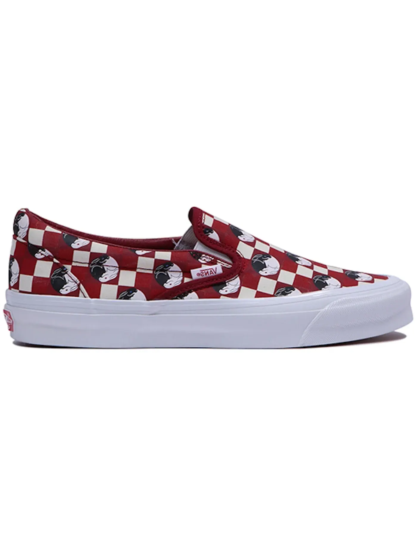 Мужские кеды Lifestyle Vans OG Classic Slip-On LX — изображение 1 из 1, красный/белый/черный