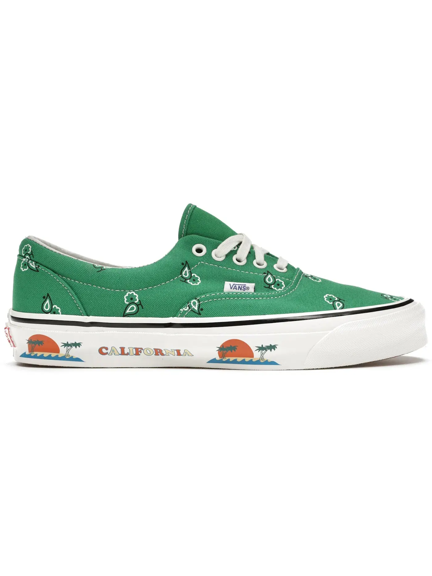 Мужские кроссовки Lifestyle Vans OG Era — изображение 1 из 1, зеленый/белый