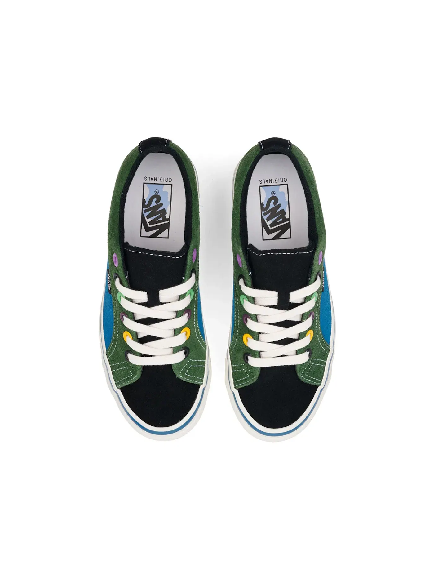 Мужские кроссовки Lifestyle OG Lampin LX Vans — изображение 3 из 3, зеленый/синий/черный