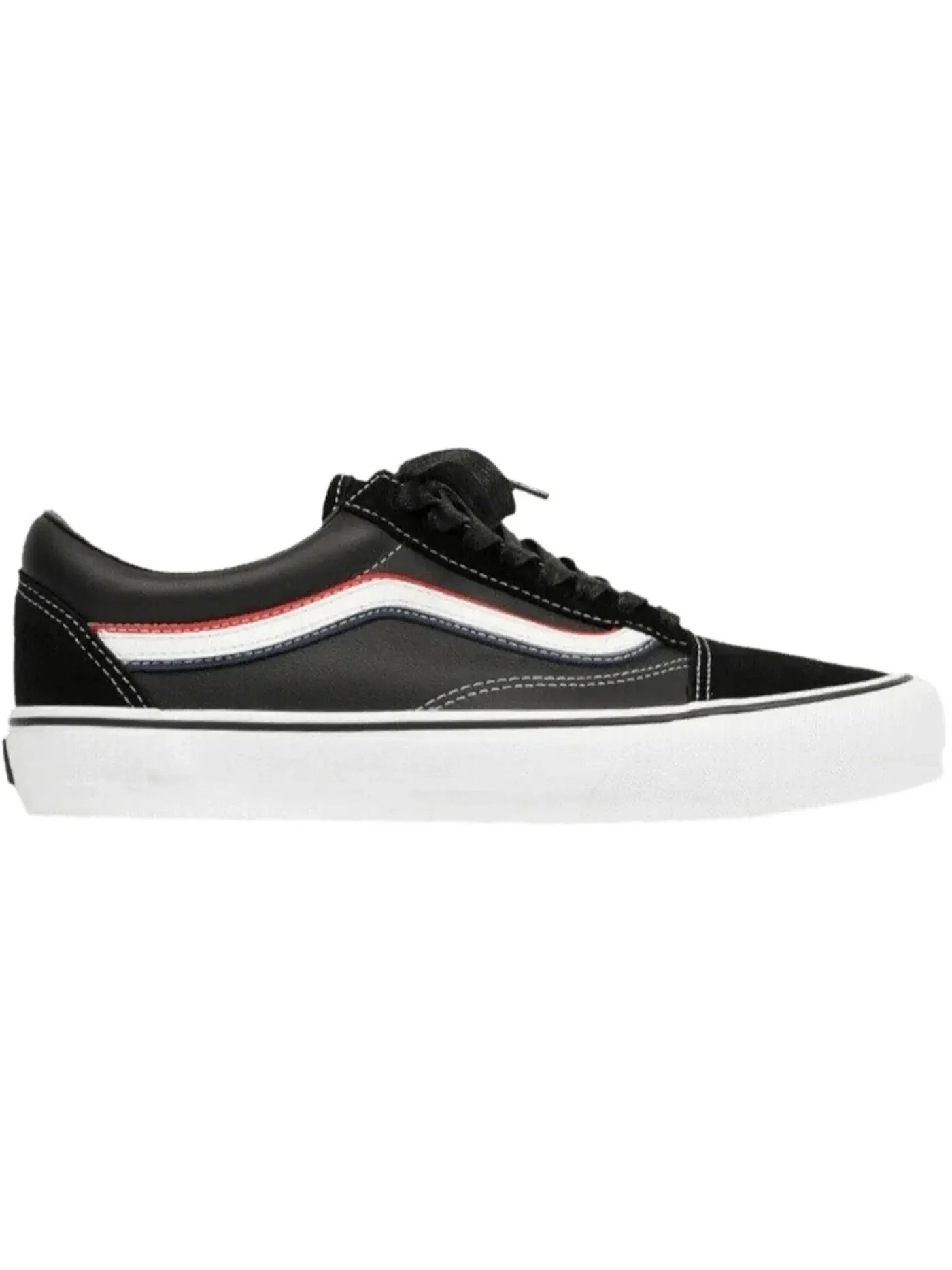 Мужские кроссовки Lifestyle Vans OG Old Skool LX — изображение 1 из 1, черный/белый-красный