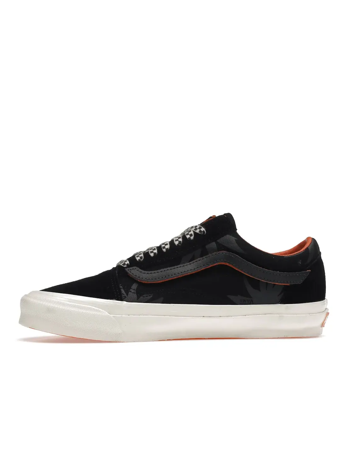 Мужские кроссовки с замшевым верхом Vans OG Old Skool LX Vans — изображение 3 из 4, черный/оранжевый