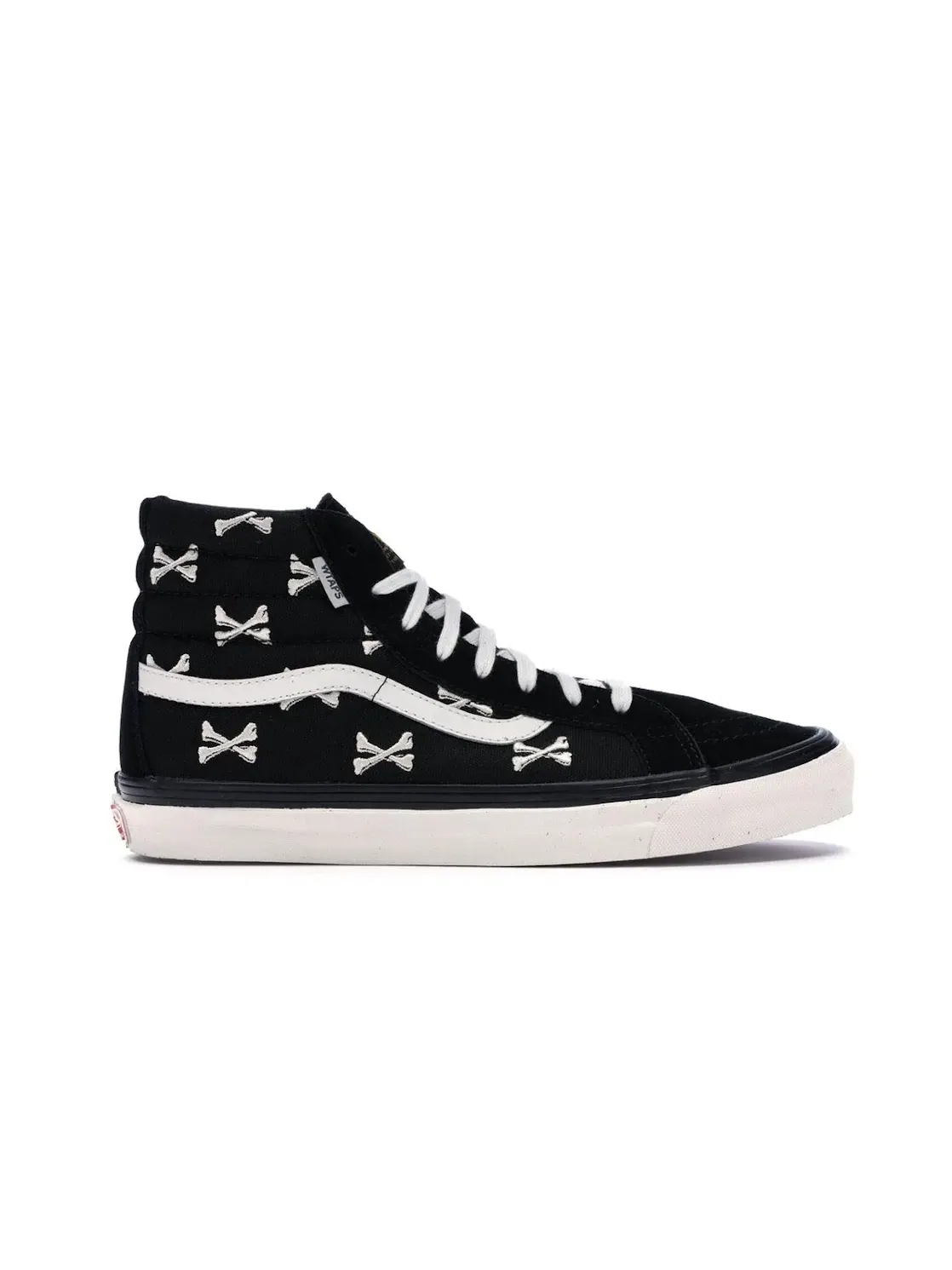 Мужские кроссовки Lifestyle Vans Sk8-Hi WTAPS Black Crossbones — изображение 1 из 4, черный
