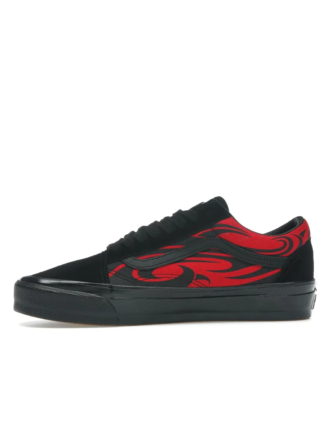 Мужские кроссовки с замшевыми вставками Vans Old Skool 36 LX — изображение 3 из 4, черный/красный