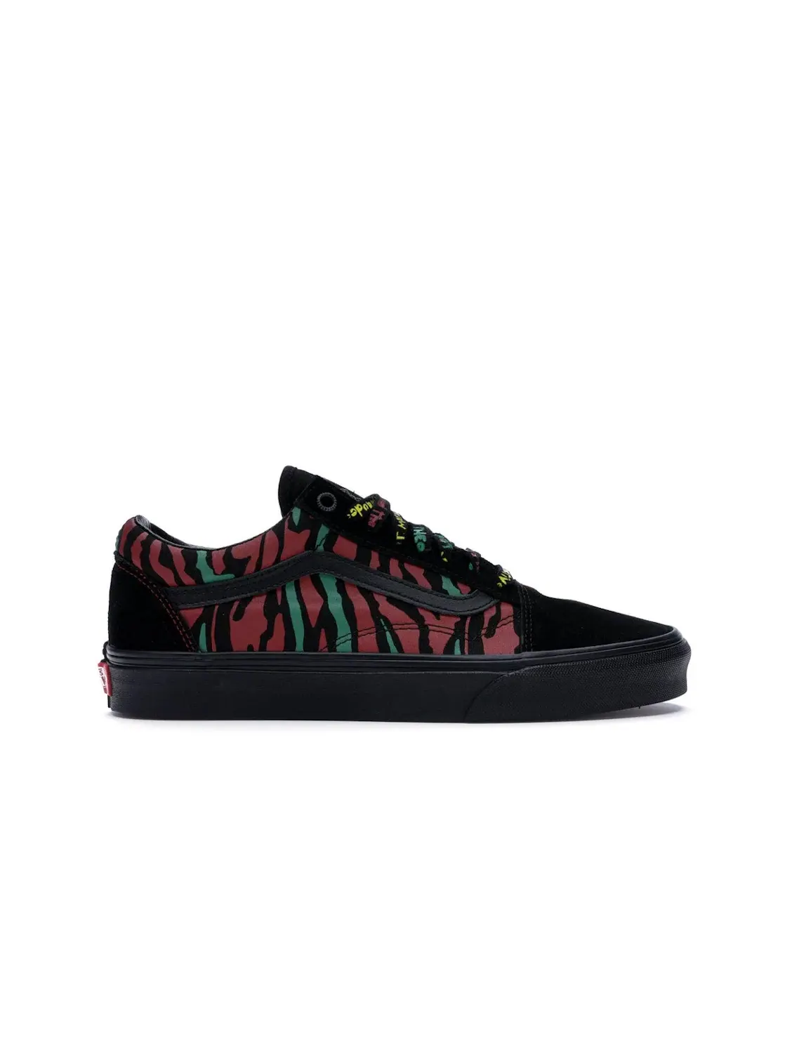 Мужские кроссовки Lifestyle с принтом Vans Old Skool — изображение 1 из 4, черный/красный