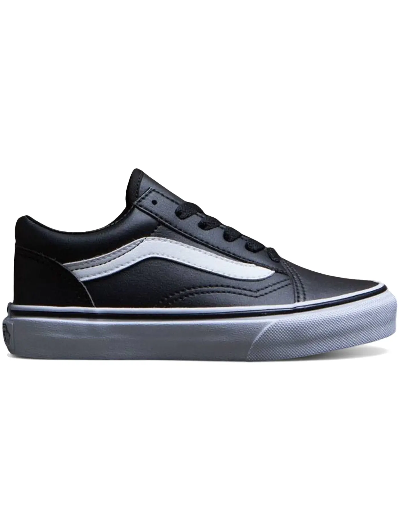 Детские кеды с замшей и кантом Vans Old Skool — изображение 1 из 1, черный/белый
