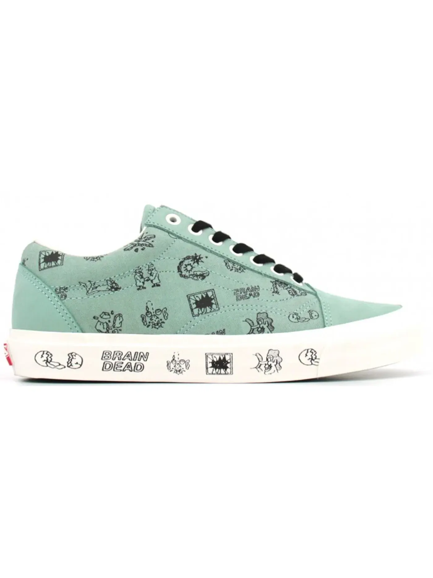 Мужские кроссовки Lifestyle Vans Old Skool — изображение 1 из 1, зеленый