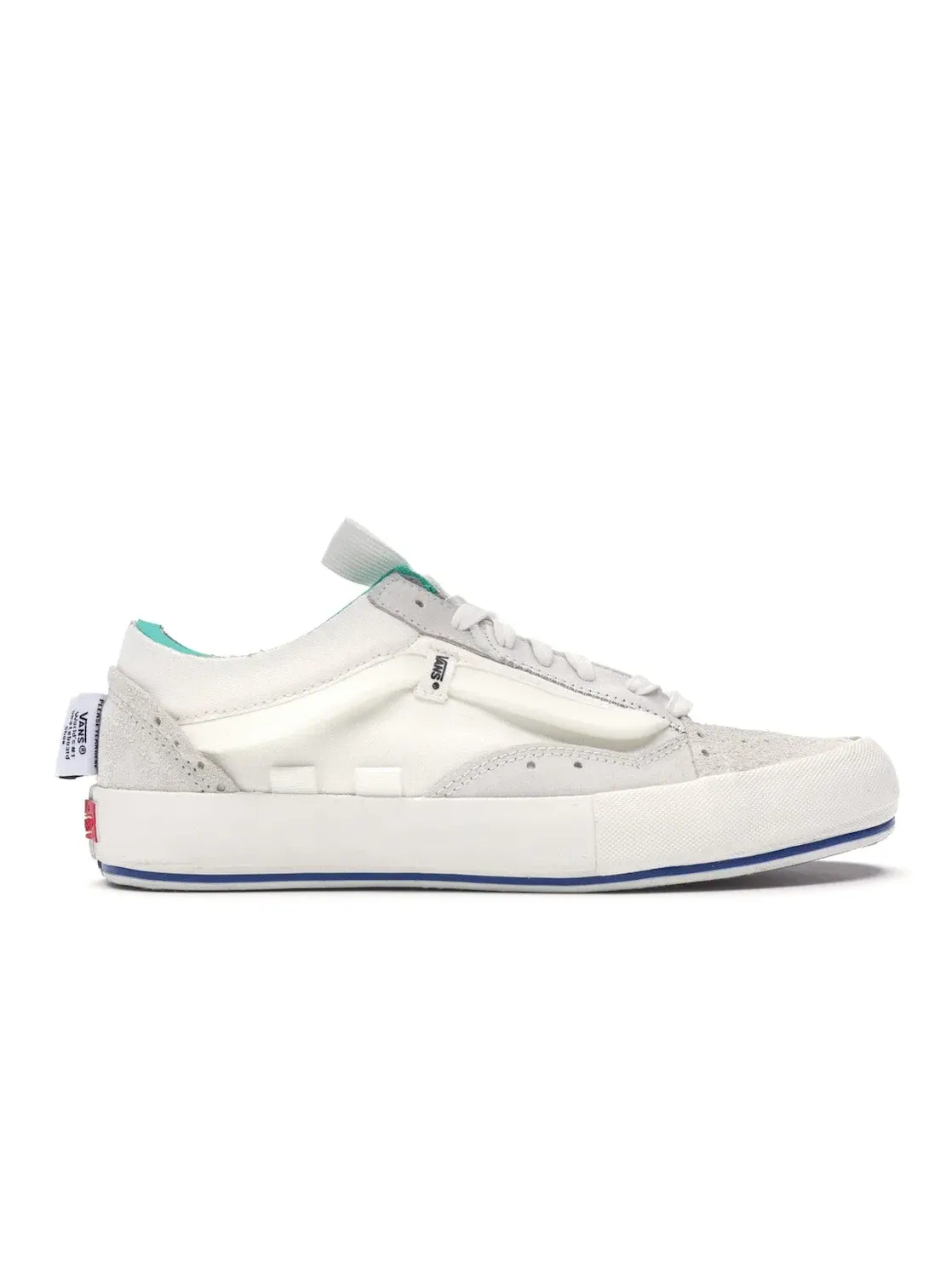 Мужские кроссовки с деконструированным верхом Vans Old Skool Cap — изображение 1 из 4, белый