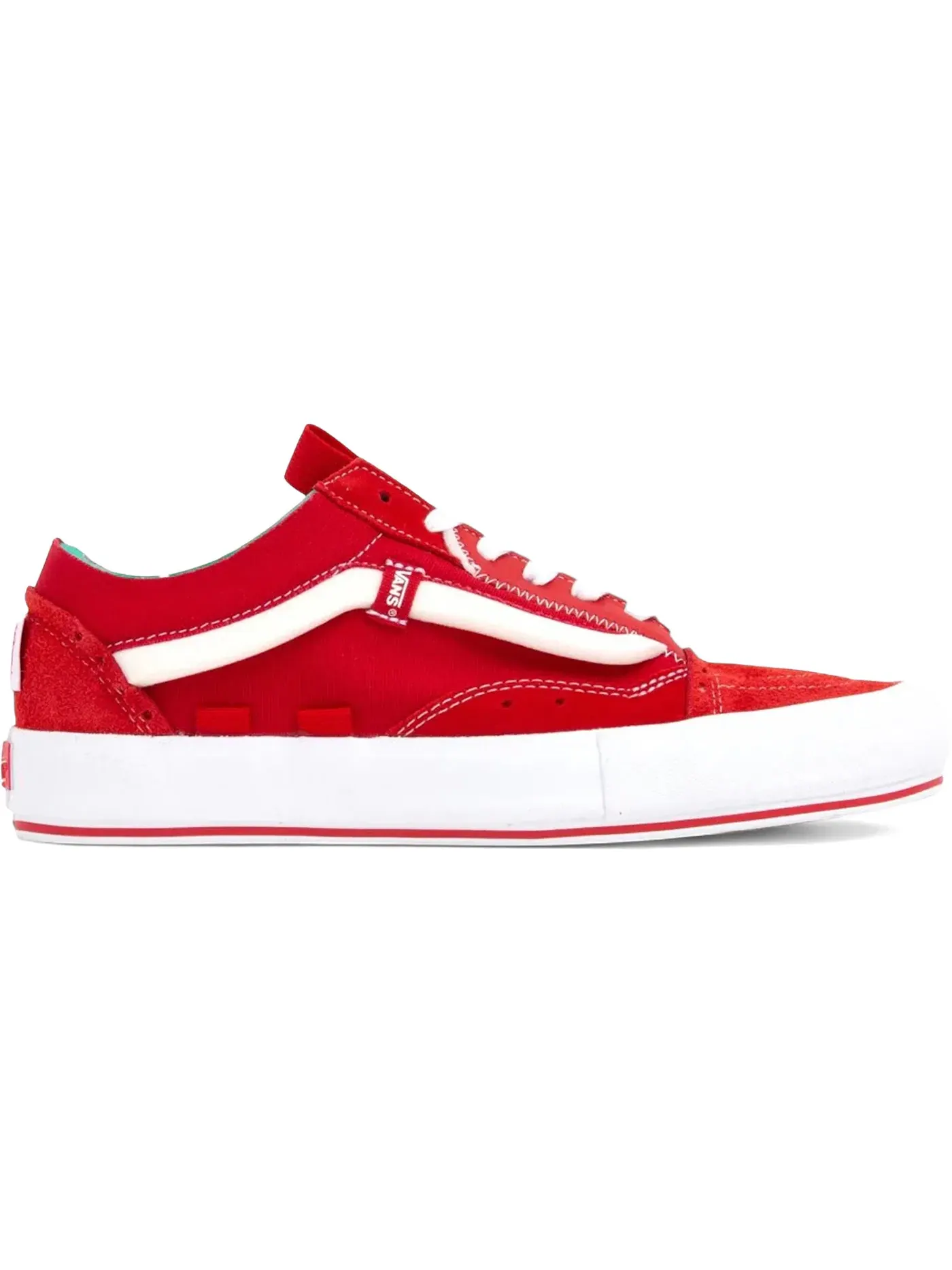 Мужские кеды Lifestyle Vans Old Skool Cap LX — изображение 1 из 1, красный белый