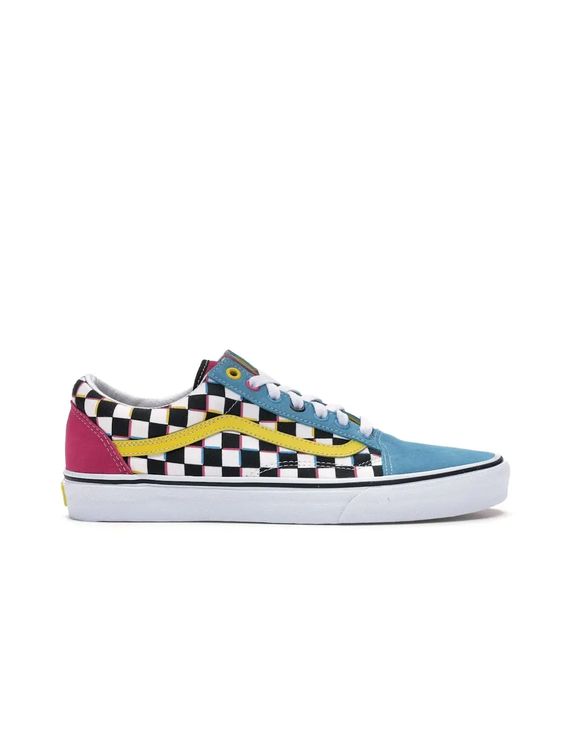 Мужские кроссовки с принтом Vans Old Skool — изображение 1 из 4, мульти/белый