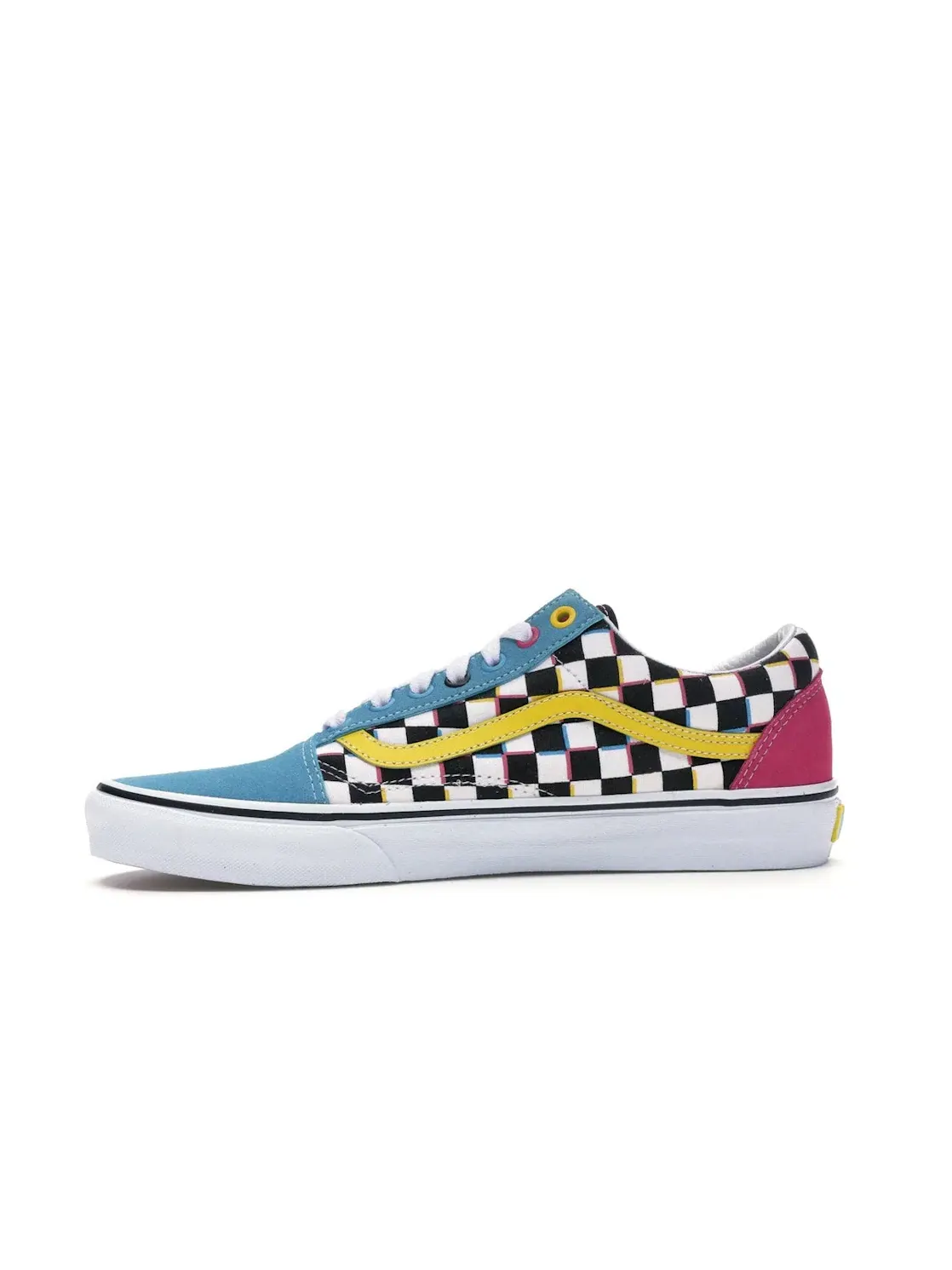 Мужские кроссовки с принтом Vans Old Skool — изображение 3 из 4, мульти/белый