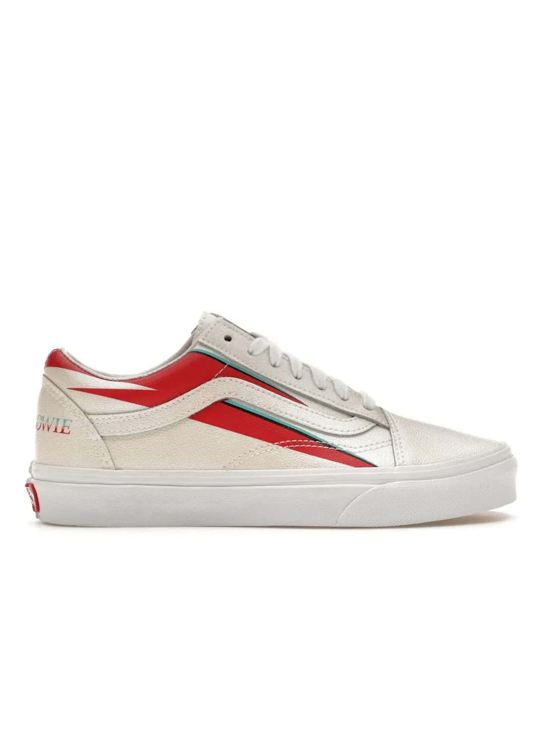 Мужские кроссовки lifestyle Vans Old Skool David Bowie Aladdin Sane — изображение 1 из 4, кремовый/красный
