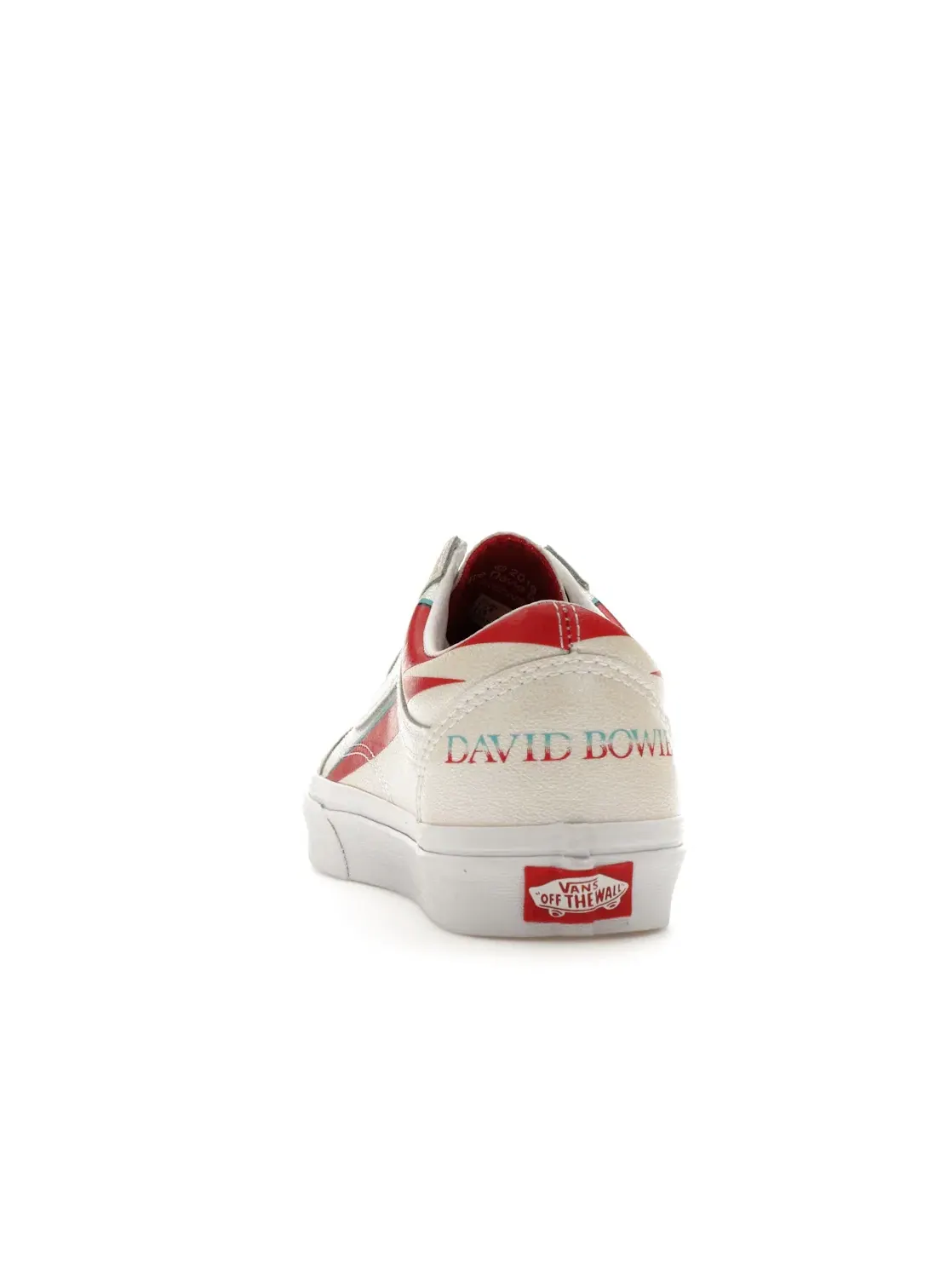Мужские кроссовки lifestyle Vans Old Skool David Bowie Aladdin Sane — изображение 4 из 4, кремовый/красный