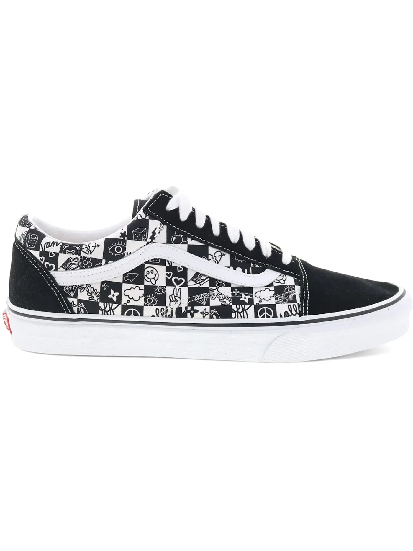 Мужские кроссовки Lifestyle Vans Old Skool — изображение 1 из 1, черный/белый