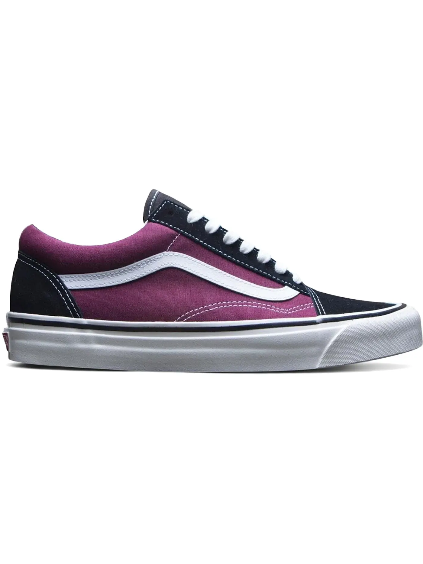 Мужские кроссовки классические Vans Old Skool DX — изображение 1 из 1, бордовый/белый/черный