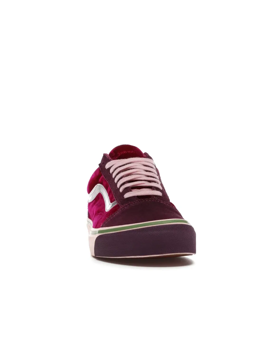 Мужские кроссовки Lifestyle Vans Old Skool Feature Sinner's Club Vans — изображение 2 из 4, серебристый-красный