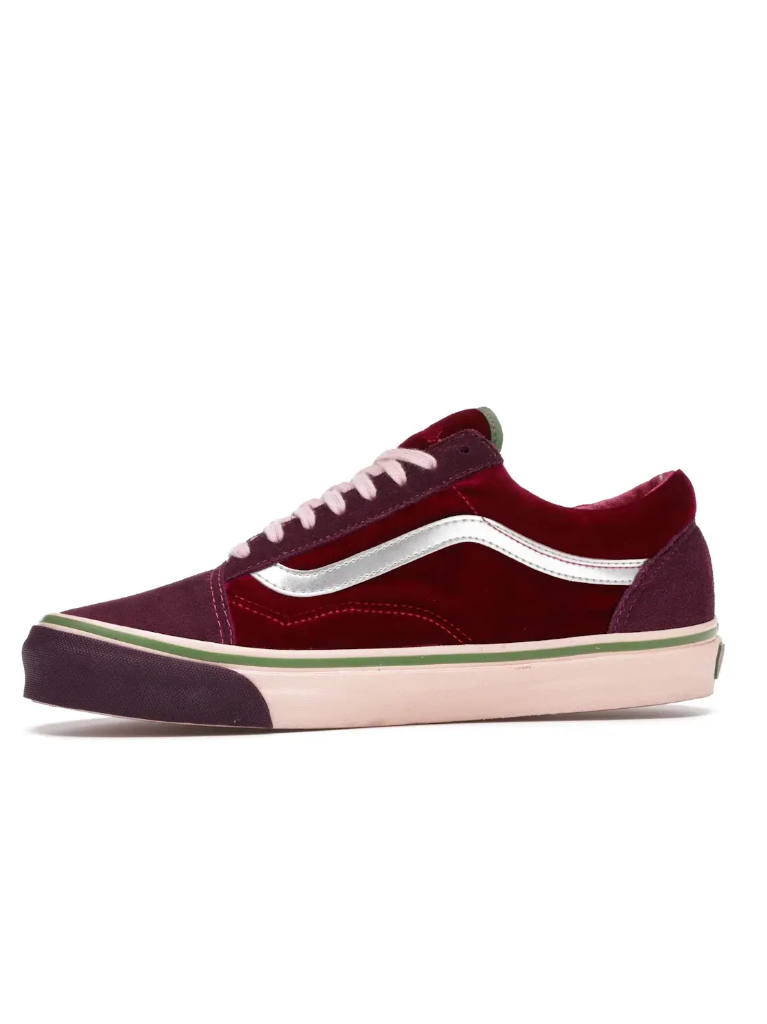 Мужские кроссовки Lifestyle Vans Old Skool Feature Sinner's Club Vans — изображение 3 из 4, серебристый-красный