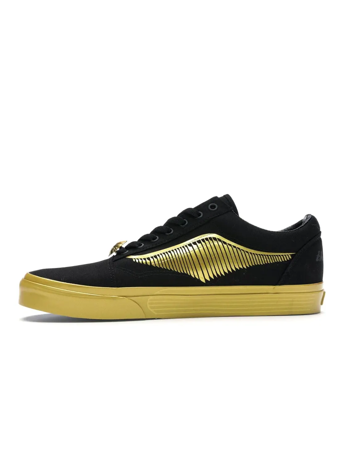 Мужские кроссовки Lifestyle Vans Old Skool — изображение 3 из 4, золотистый/черный