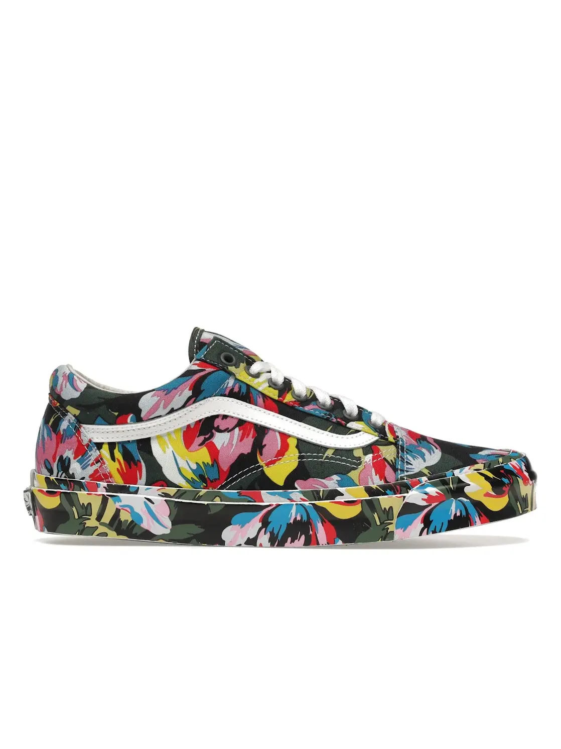 Мужские кроссовки lifestyle Vans Old Skool — изображение 1 из 4, зеленый/белый