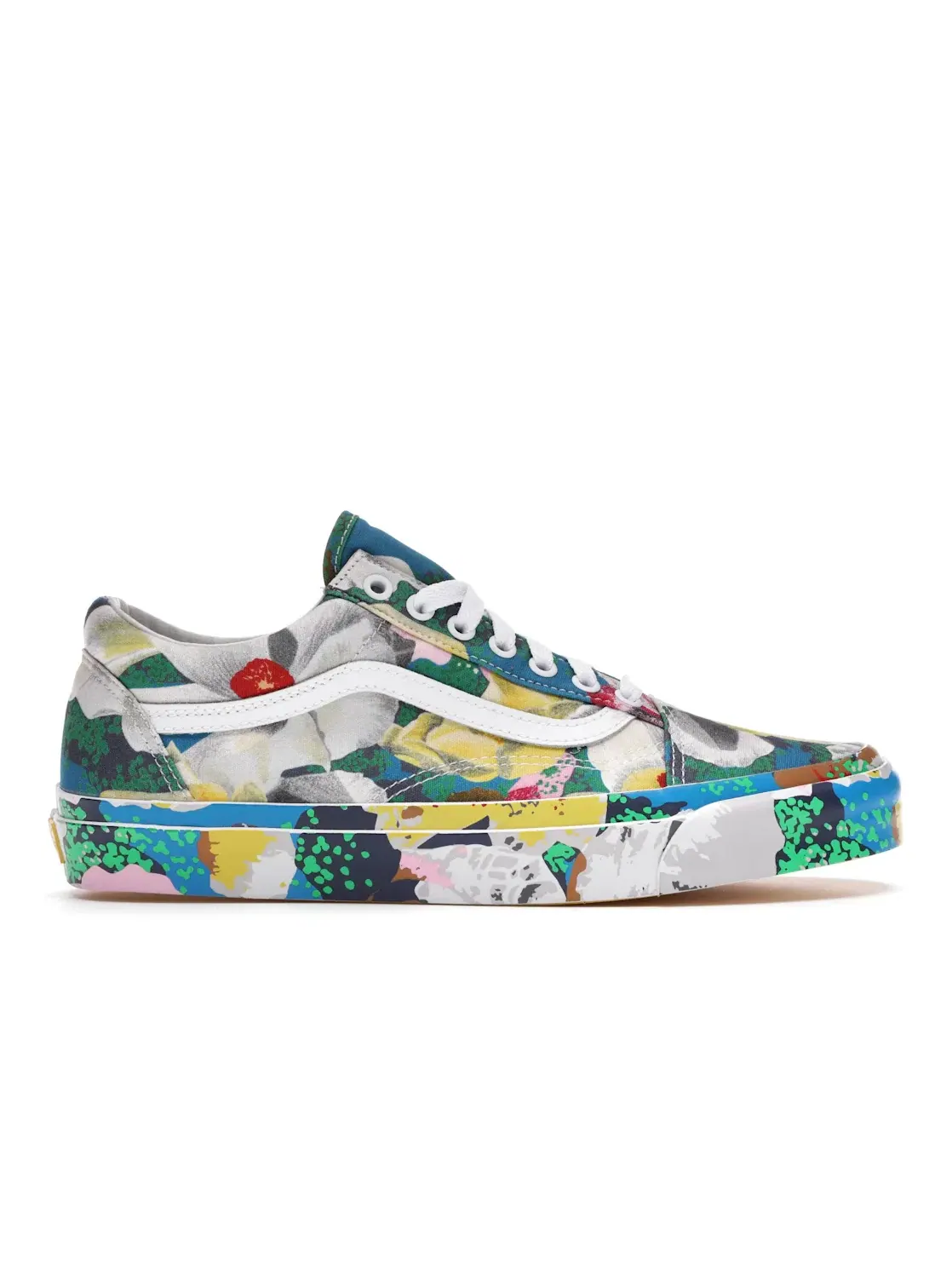 Мужские кроссовки Lifestyle с принтом Vans Old Skool — изображение 1 из 4, желтый/белый