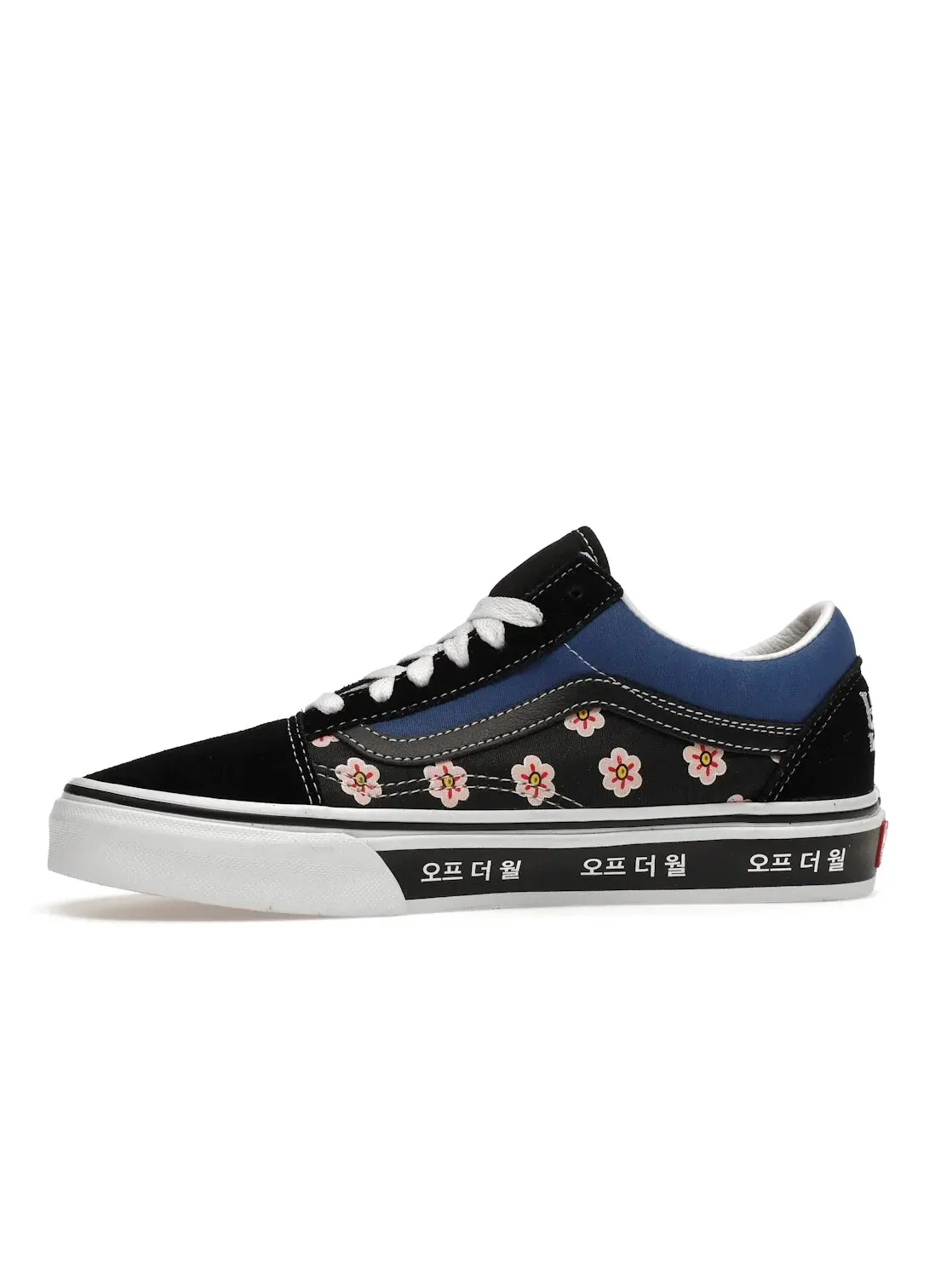 Мужские кроссовки с принтом Vans Old Skool — изображение 3 из 4, красный/синий
