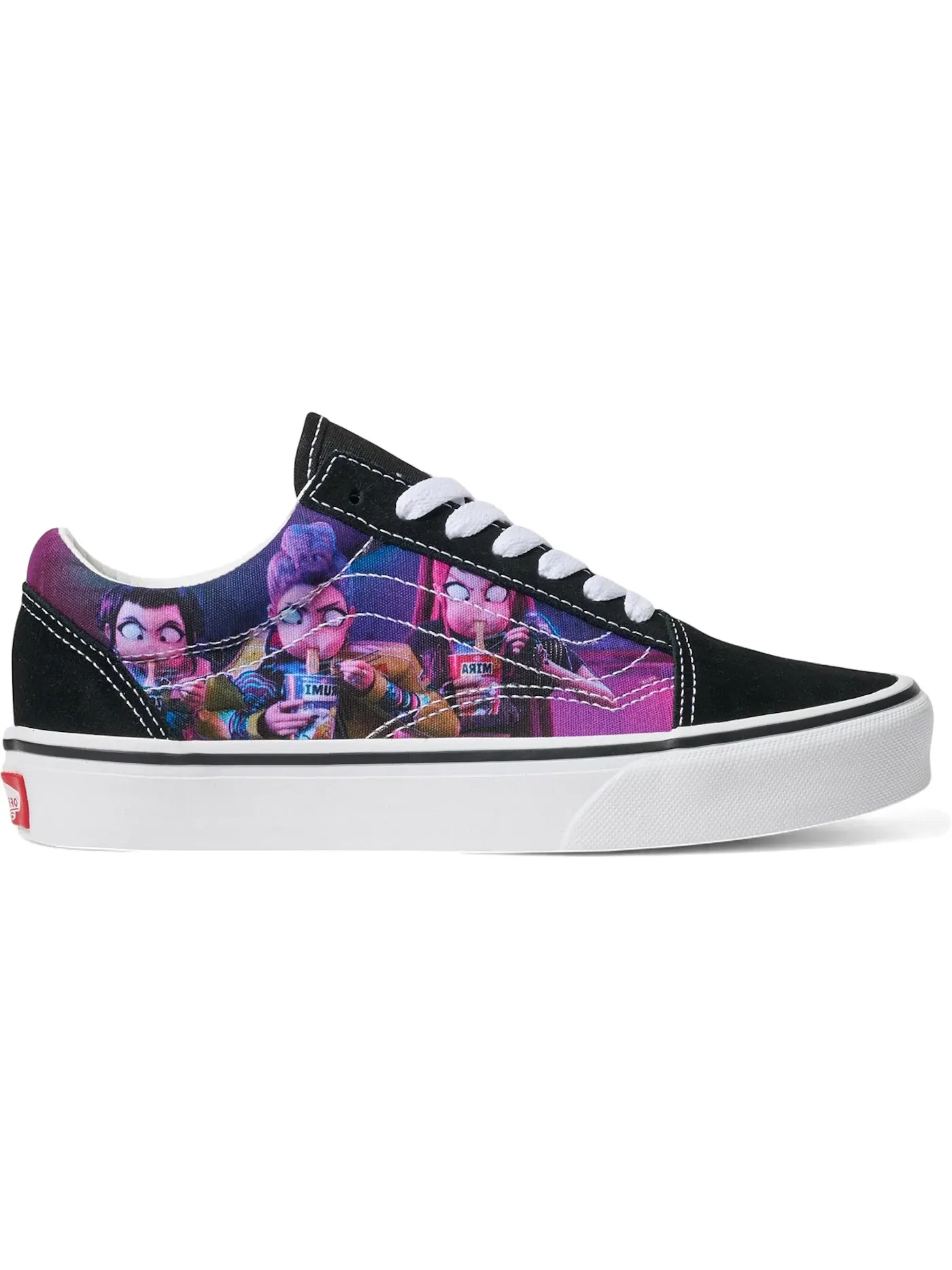 Детские кеды lifestyle с принтом Vans Old Skool — изображение 1 из 1, черный/мульти
