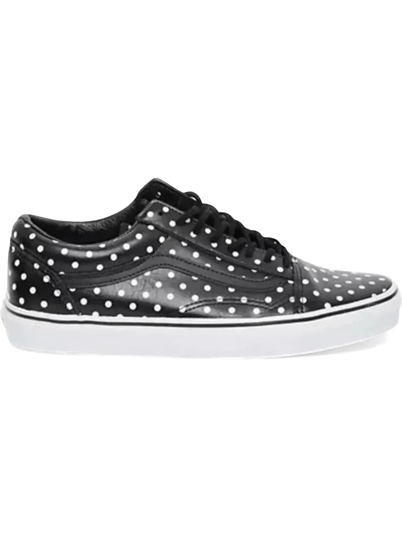Женские кроссовки кожаные Vans Old Skool Leather — изображение 1 из 1, черный