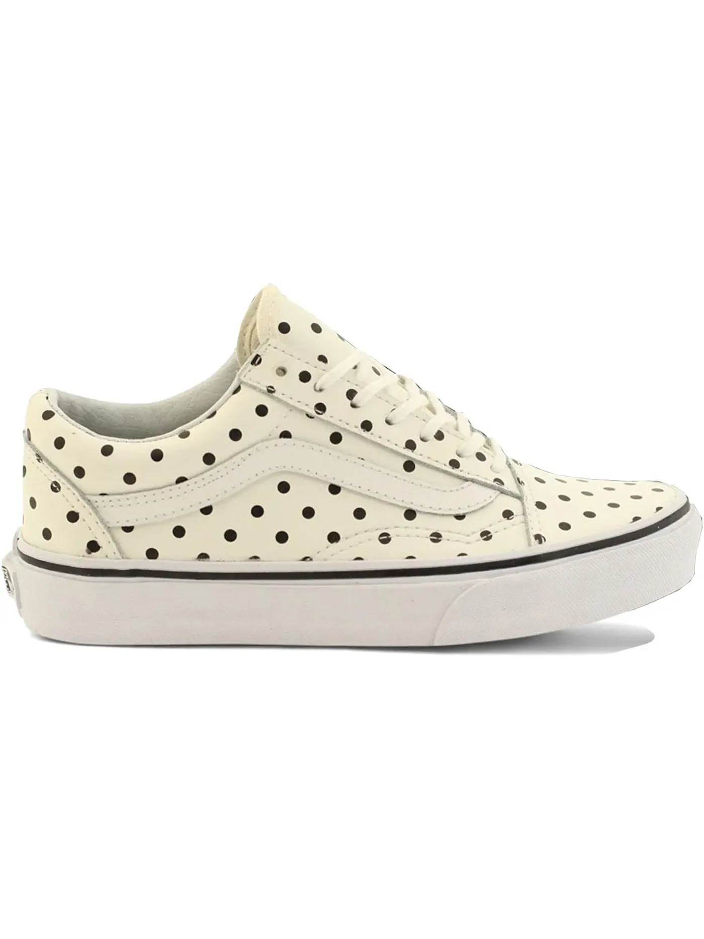 Женские кроссовки с принтом Vans Old Skool Leather Vans — изображение 1 из 1, белый