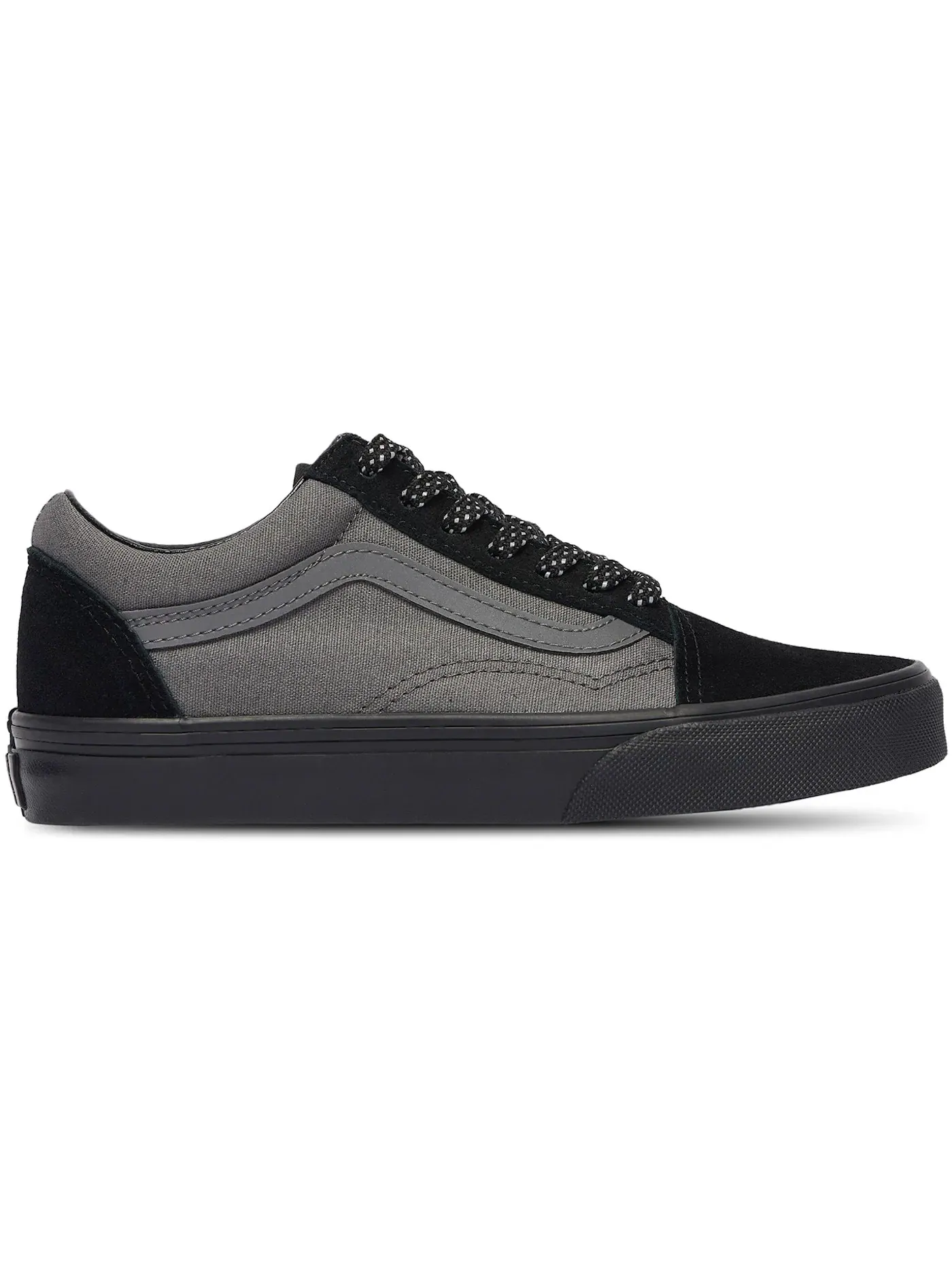 Детские кроссовки Lifestyle Vans Old Skool — изображение 1 из 1, серый/серебристый/черный