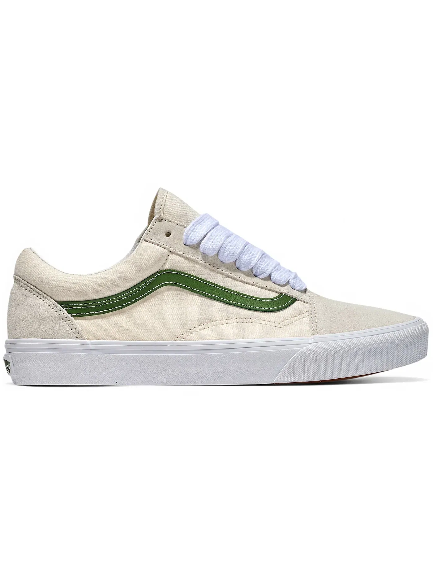 Мужские кроссовки с низким профилем Vans Old Skool — изображение 1 из 1, белый/зеленый