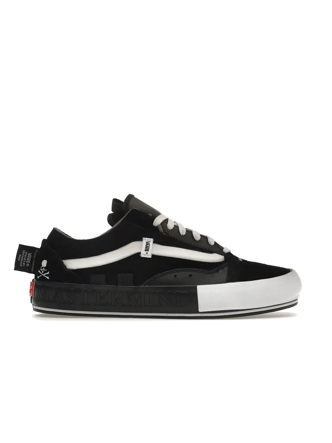 Мужские кроссовки Lifestyle Vans Vault Old Skool — изображение 1 из 4, черный/белый/красный