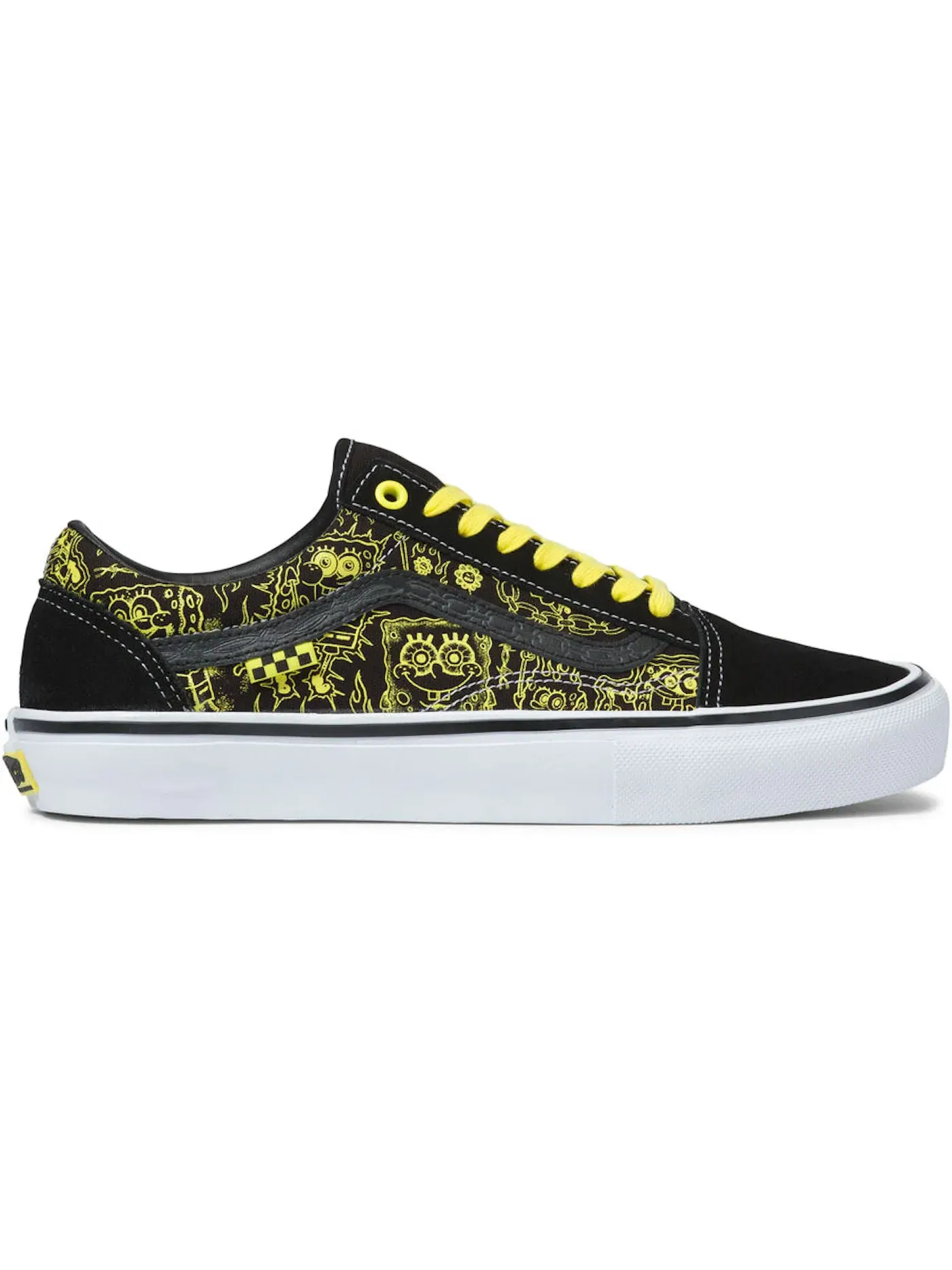 Мужские кроссовки lifestyle Vans Old Skool — изображение 1 из 1, черный/желтый/белый