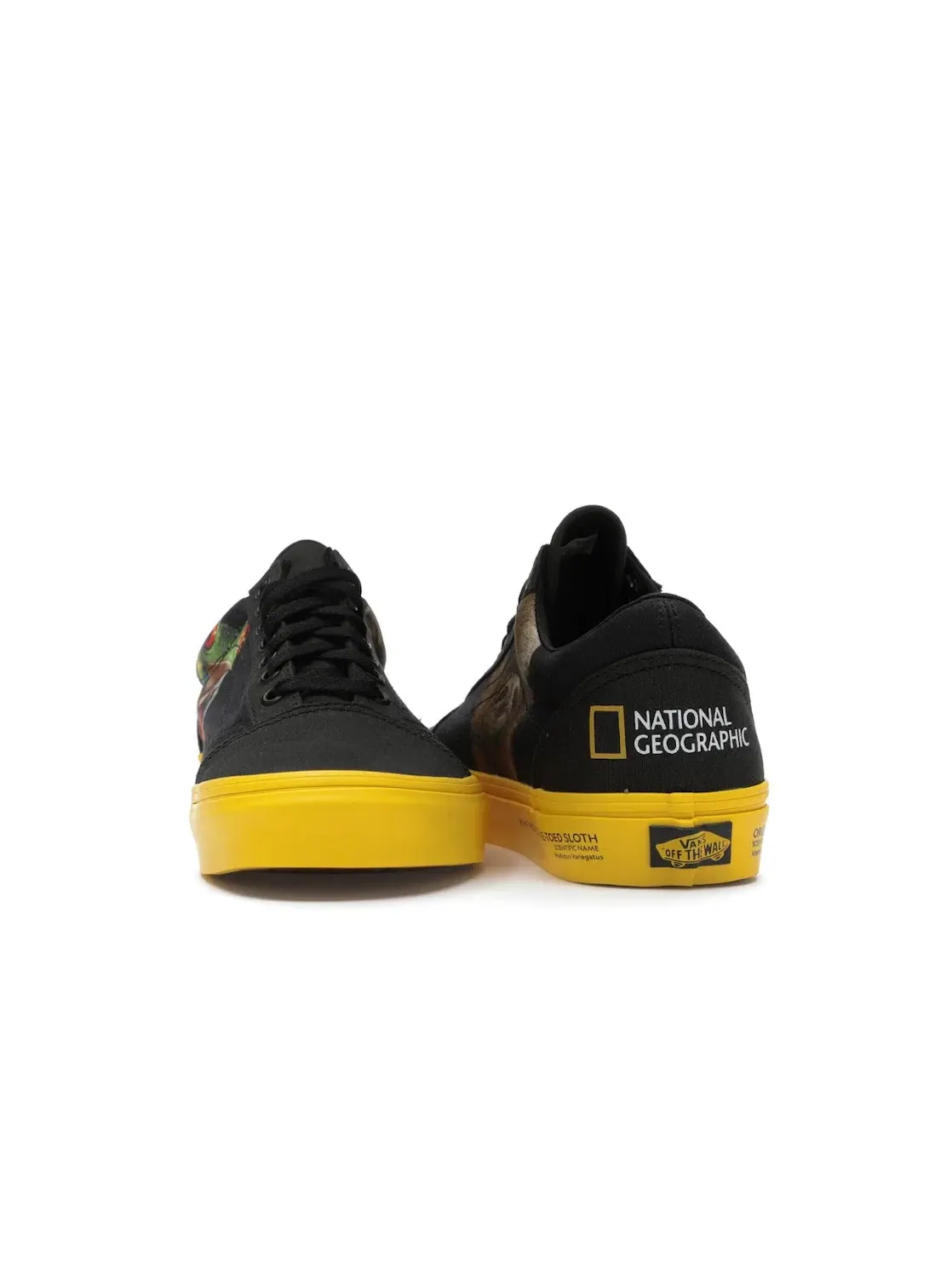 Мужские кроссовки Lifestyle Vans Old Skool National Geographic — изображение 4 из 4, черный/желтый
