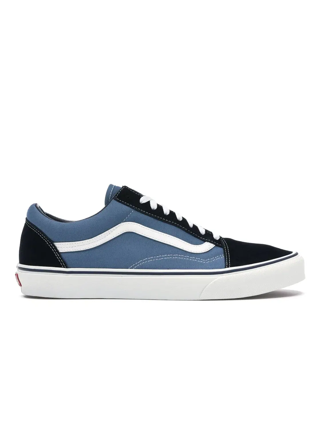 Мужские кроссовки с замшевым и холщовым верхом Vans Old Skool — изображение 1 из 4, темно-синий/белый