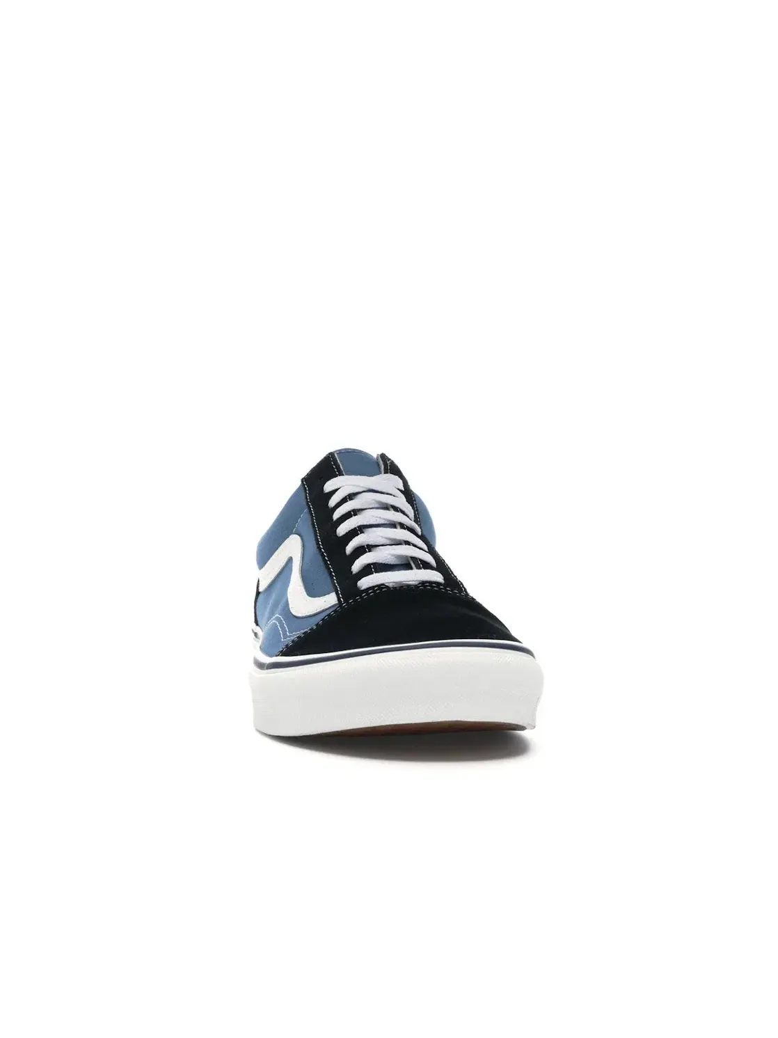 Мужские кроссовки с замшевым и холщовым верхом Vans Old Skool — изображение 2 из 4, темно-синий/белый