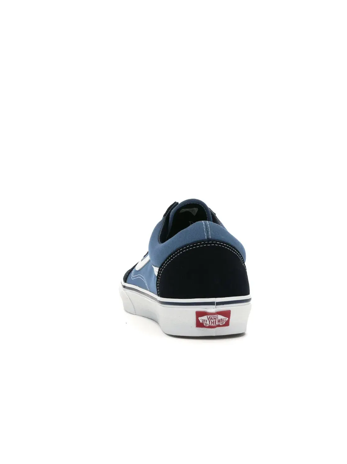 Мужские кроссовки с замшевым и холщовым верхом Vans Old Skool — изображение 4 из 4, темно-синий/белый