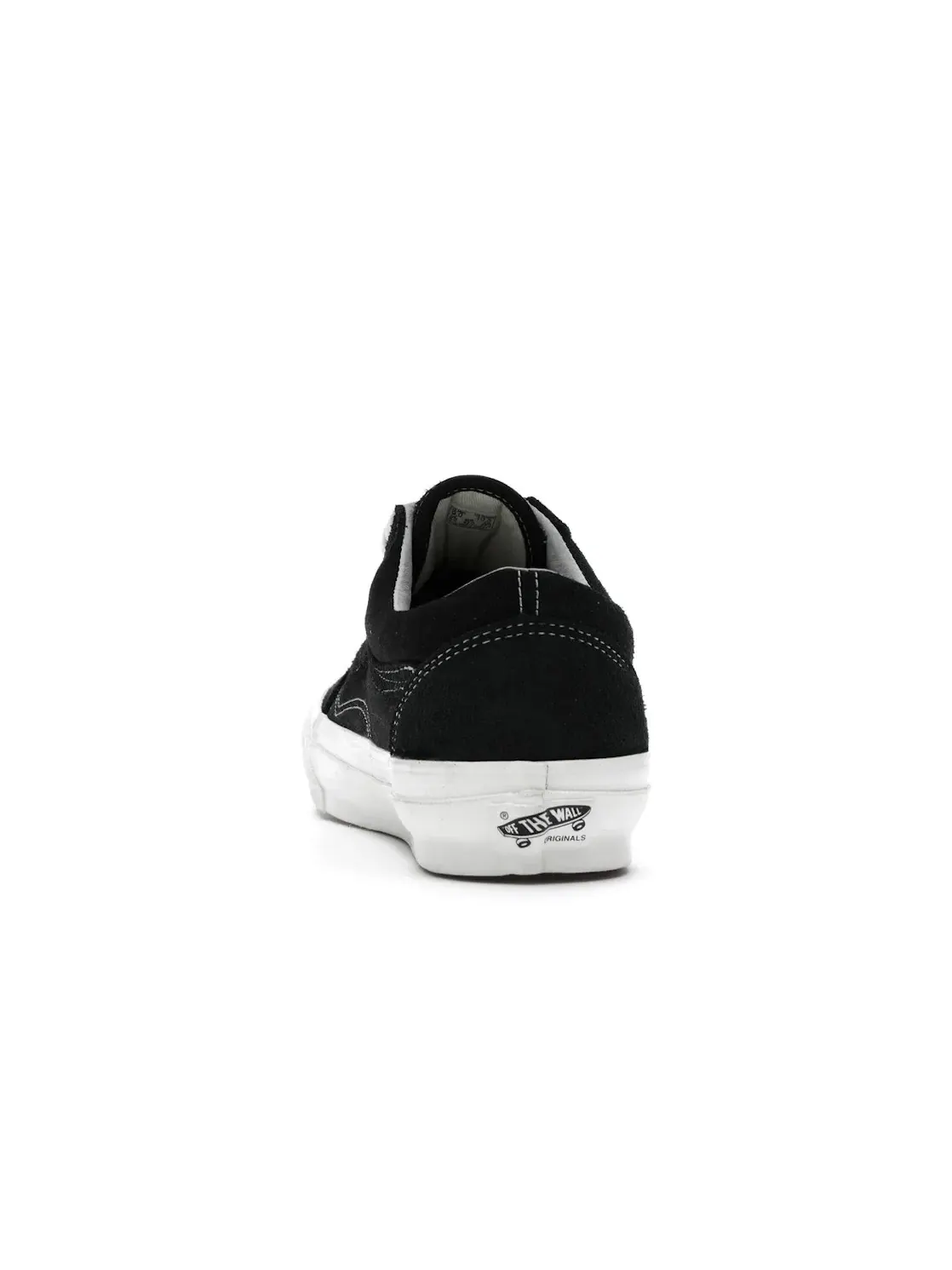 Мужские кроссовки с кожаным верхом Vans Old Skool — изображение 4 из 4, черный/белый
