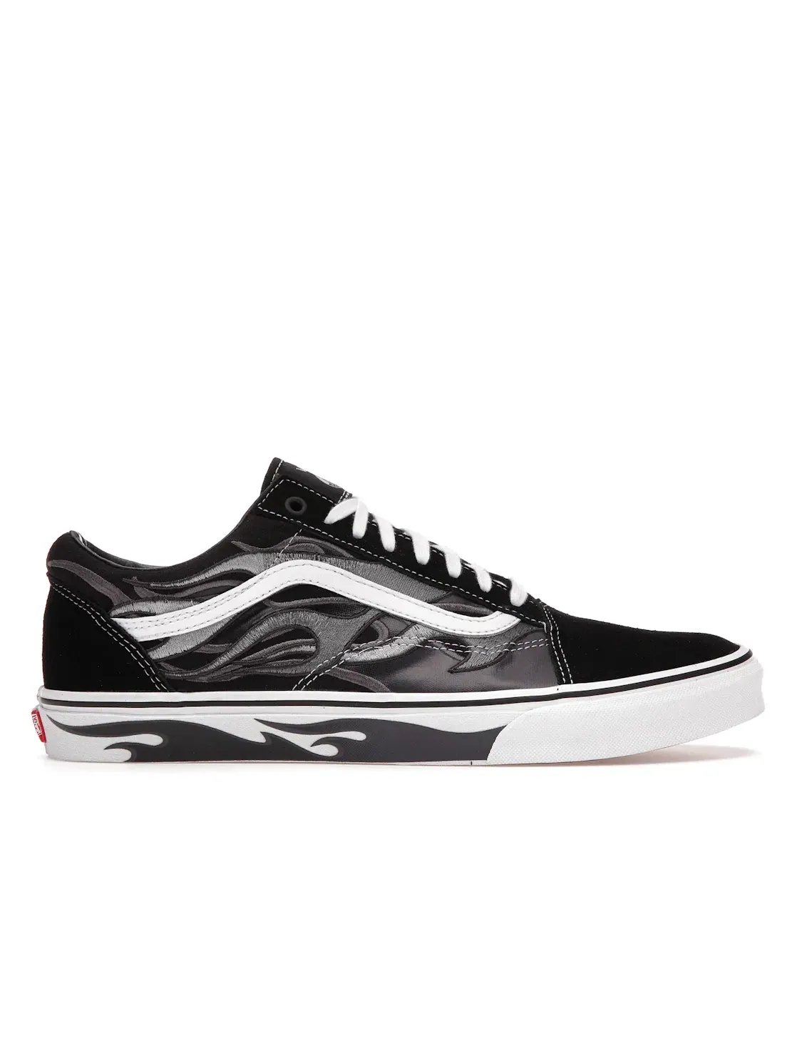Мужские кеды с принтом Vans Old Skool — изображение 1 из 4, черный/белый