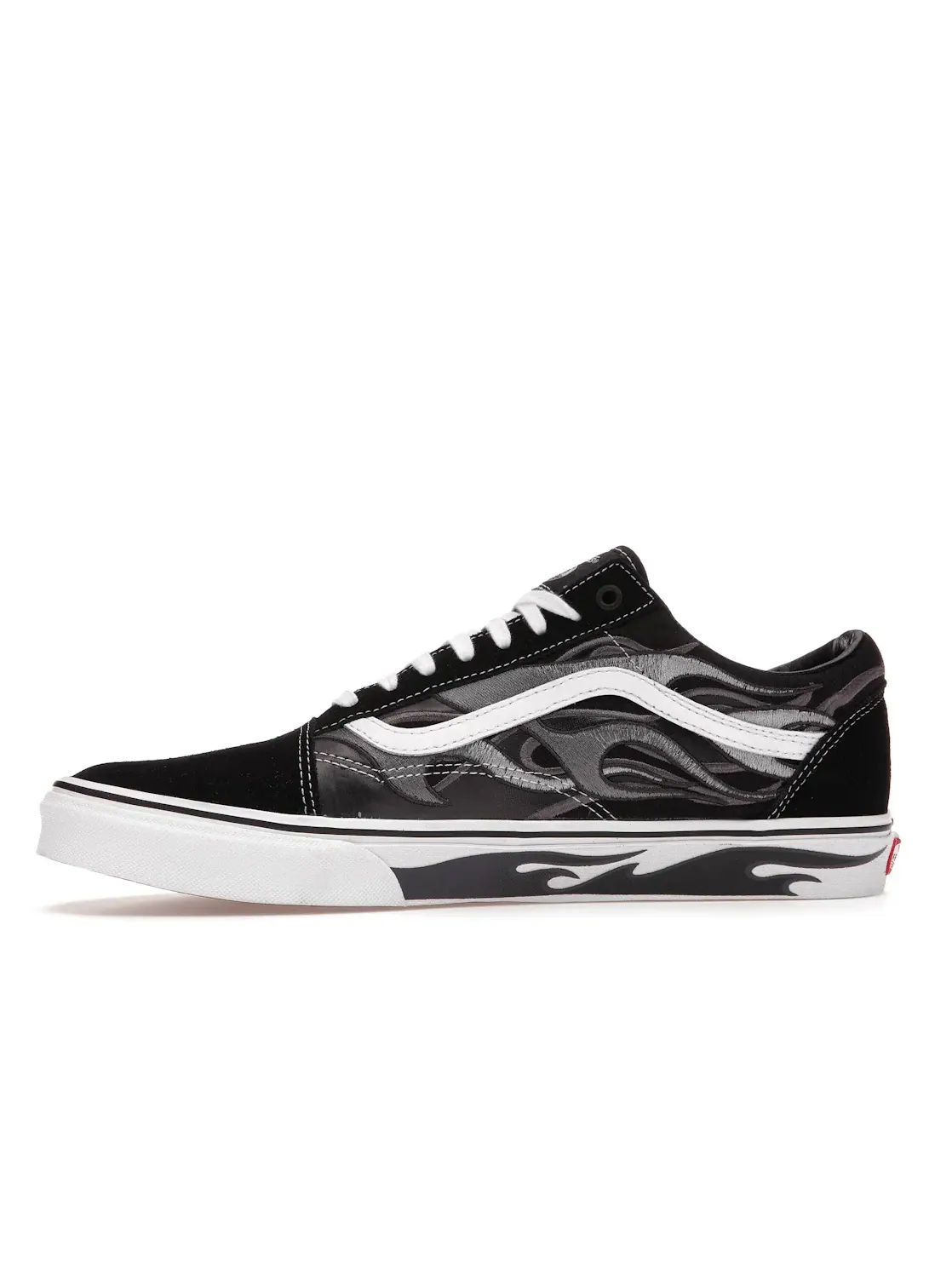 Мужские кеды с принтом Vans Old Skool — изображение 3 из 4, черный/белый