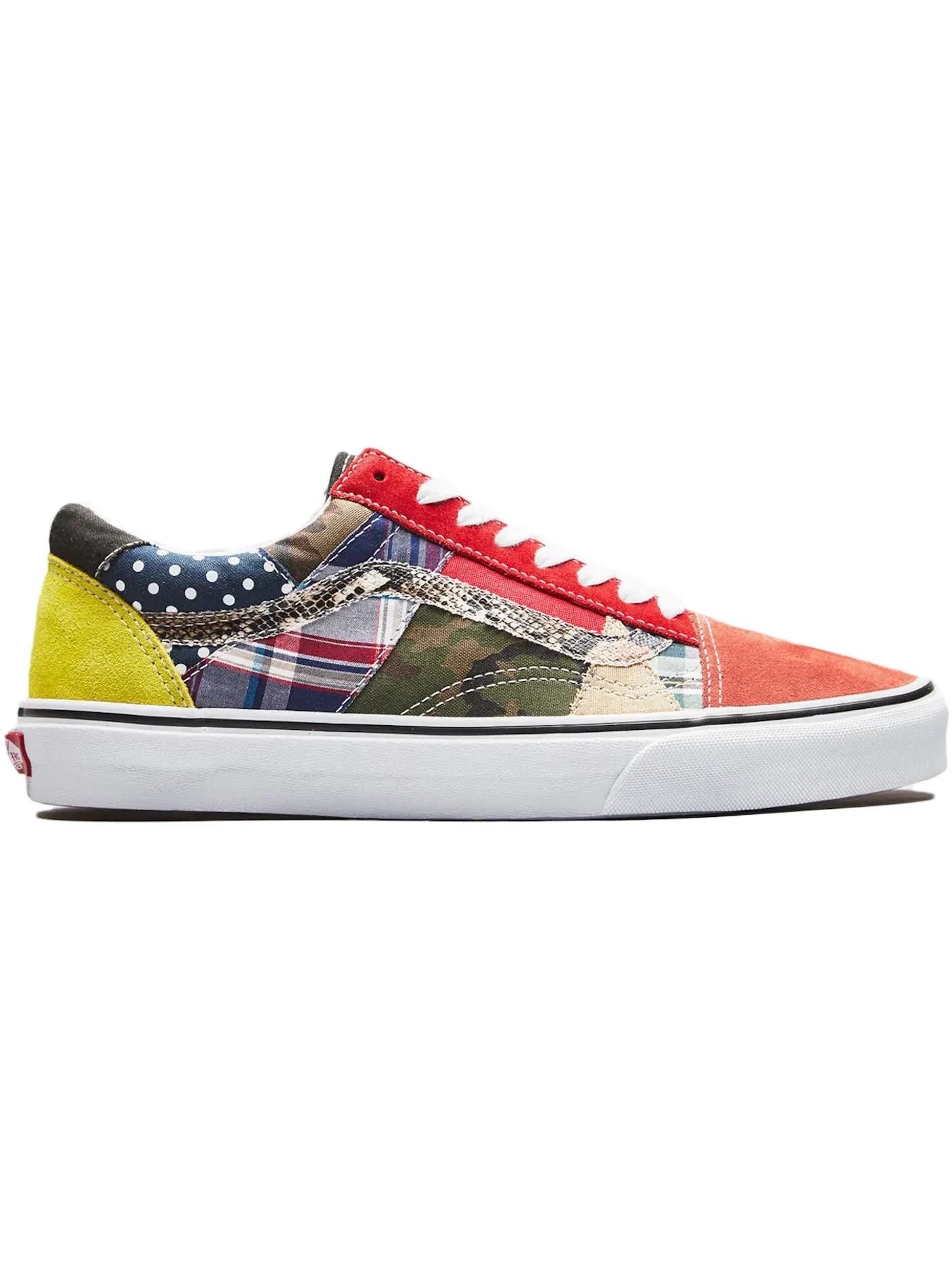 Мужские кроссовки с принтом Vans Old Skool — изображение 1 из 1, мульти/белый
